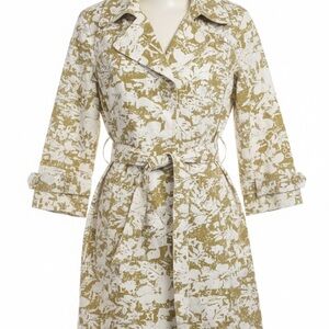 Forever 21 Olive and White Graphic Jacket